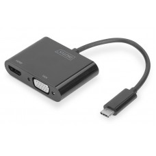 Digitus Type-C to HDMI + VGA Çevirici