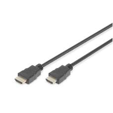 Digitus HDMI Kablo Altın Uçlu Siyah (3m) FHD