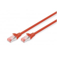 Digitus Zırhlı Patch Kablo Cat6 Kırmızı (1m)