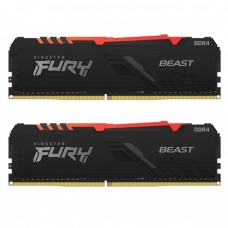 Kingston Fury 16G 2x8 D4 3200 RGB KF432C16BBAK2/16