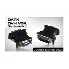 Dark DVI to VGA Dişi Çevirici