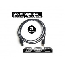 Dark Yazcı Kablosu USB 2.0 (3m)