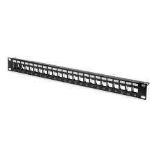 Digitus 24 Port Patch Panel Boş Cat6 (Siyah)