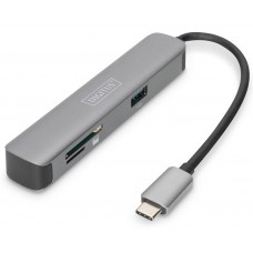 Digitus Type-C to 2xUSB3.0 + HDMI + SD/Micro SD