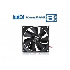 TX TXCCF08BK 8cm Sessiz Kasa Fanı