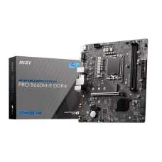 MSI Pro B660M-E D4 1700P Vga Hdmi