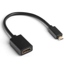 Dark Micro HDMI to HDMI Dişi Aktif Dönüştürücü