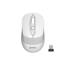 A4-Tech Kablosuz Mouse Nano Beyaz-Gri (FG10-B)