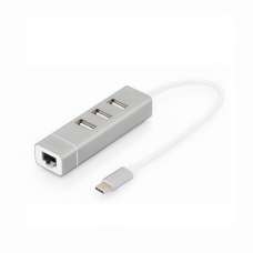 Digitus Type-C- 3xUSB 2.0 - Rj45 (10/100Mbps)