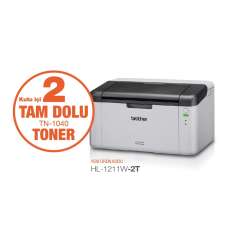 Brother HL-1211W-2T Tek Fonksiyonlu (2xToner)