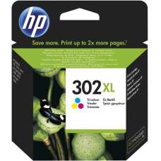 HP F6U67AE Renkli Mürekkep Kartuş (302XL)